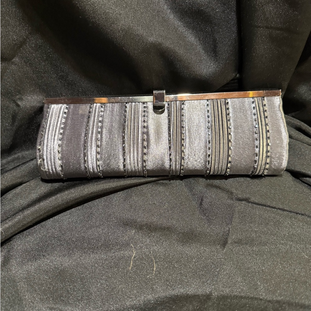 Elegant Silver Clutch Bag